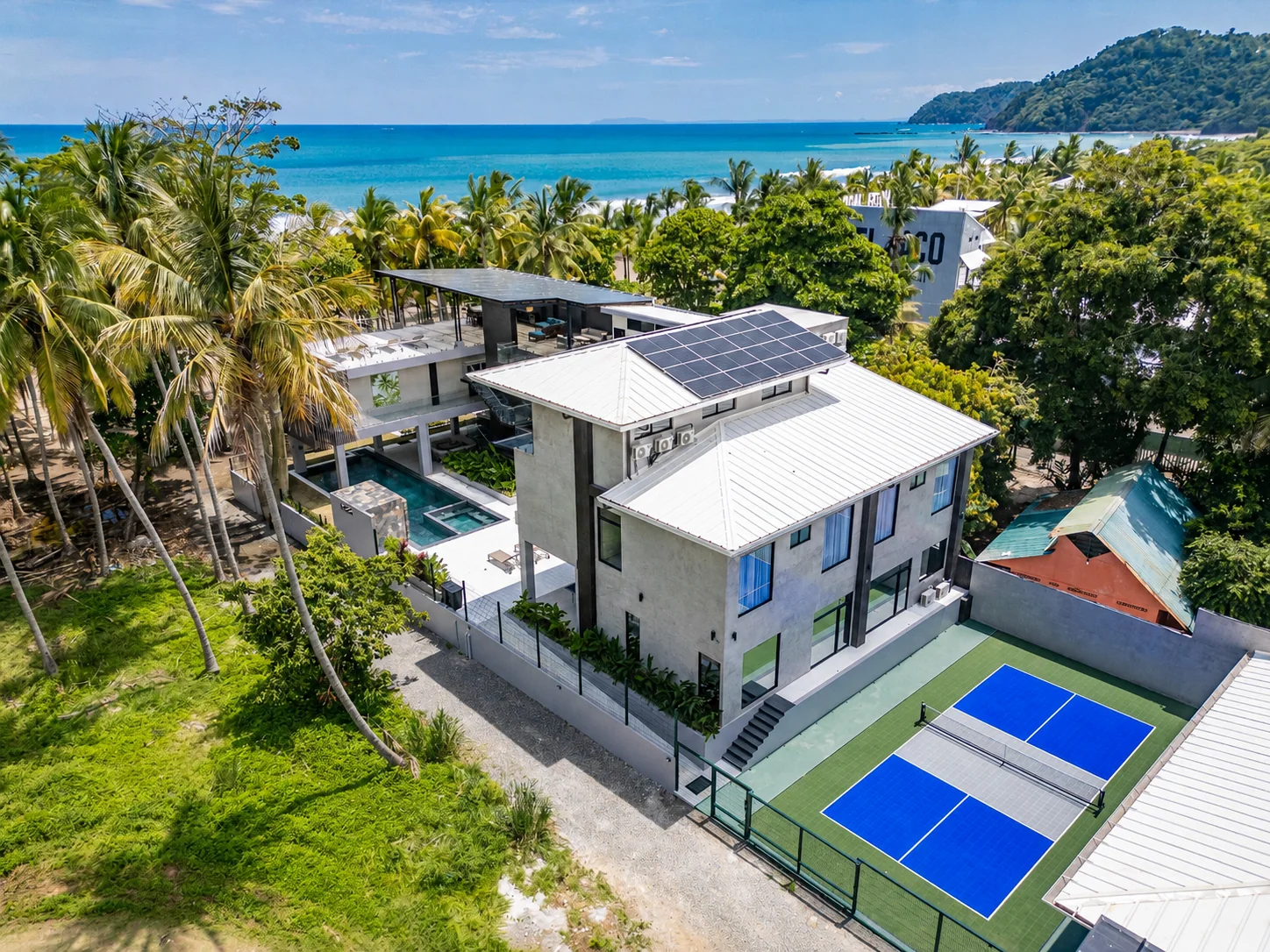Full property aerial of Casa Las Palmas